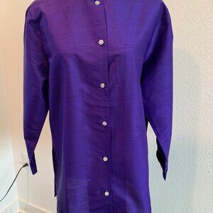 Under Construction-Dressy Day/Evening Tunic w/Rhinestone buttons